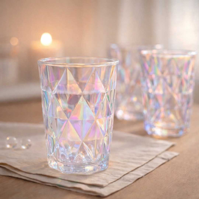 SET VASOS ALTOS X6 TORNASOL