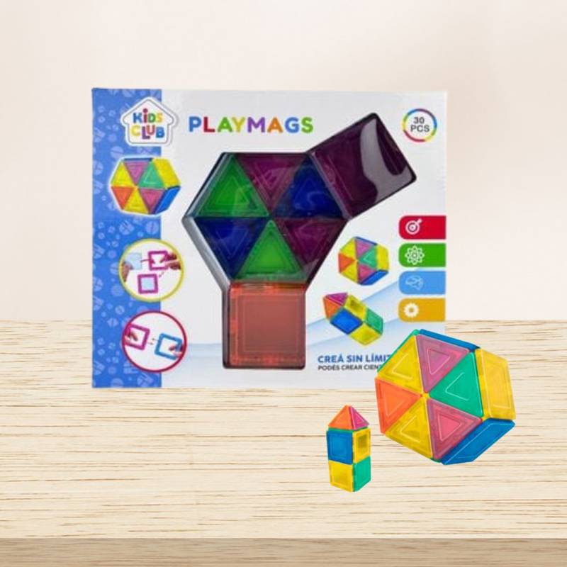 JUEGO BLOQUES MAGNETICOS 30 PIEZAS