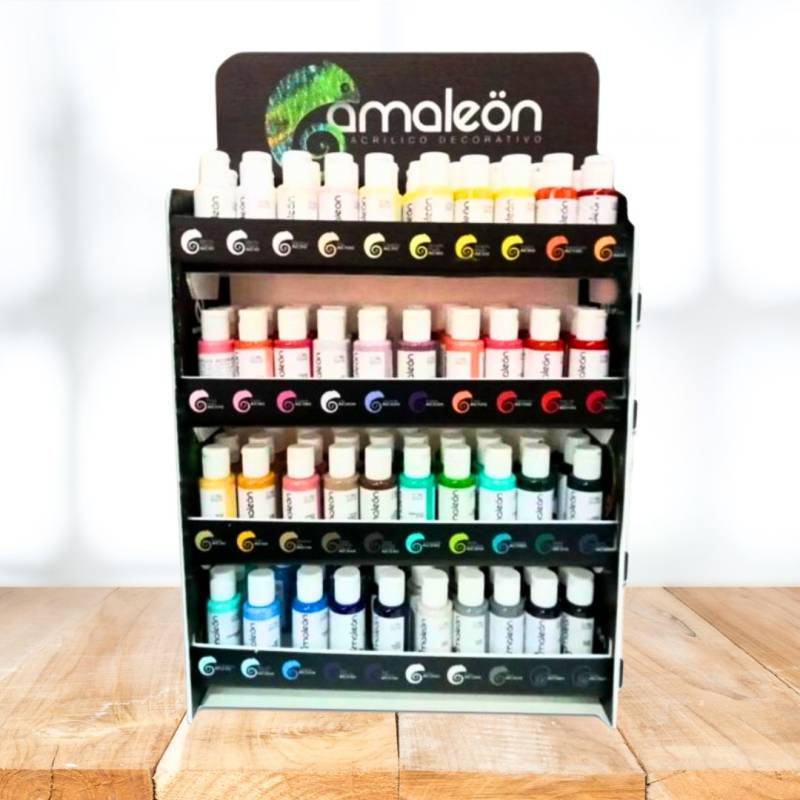 EXHIBIDOR CAMALEON CON CARGA