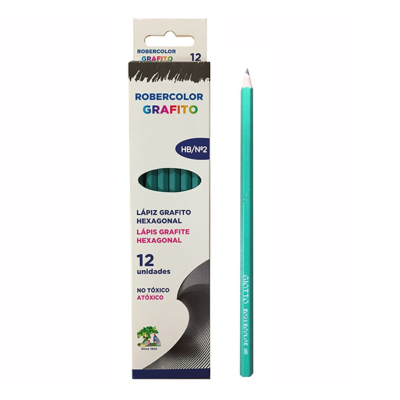 LAPIZ GRAFITO FILA CUERPO VERDE