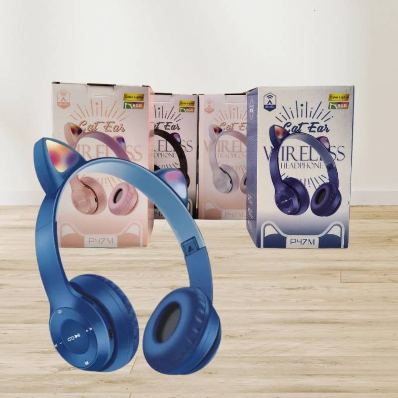 AURICULAR BLUETOOTH C/OREJAS C/LUZ COLOR SURTIDO