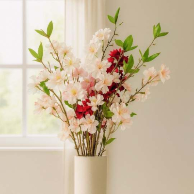 FLORES DECORATIVAS   RAMO X3 88CM