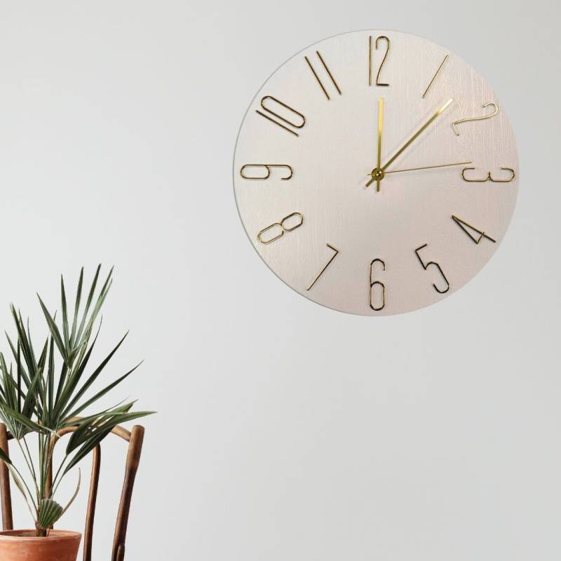 RELOJ DE PARED NUMEROS GRANDES 30CM