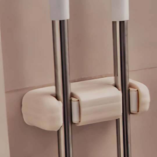Soporte P/Escoba X2  15X5Cm