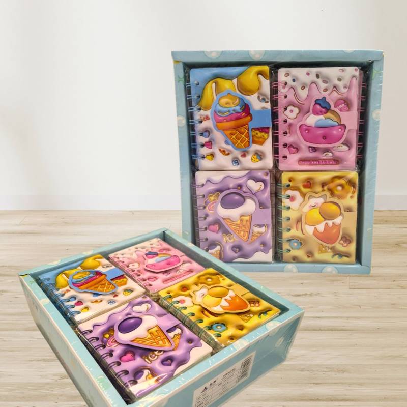 LIBRETA INFANTIL DISEÑO HELADO