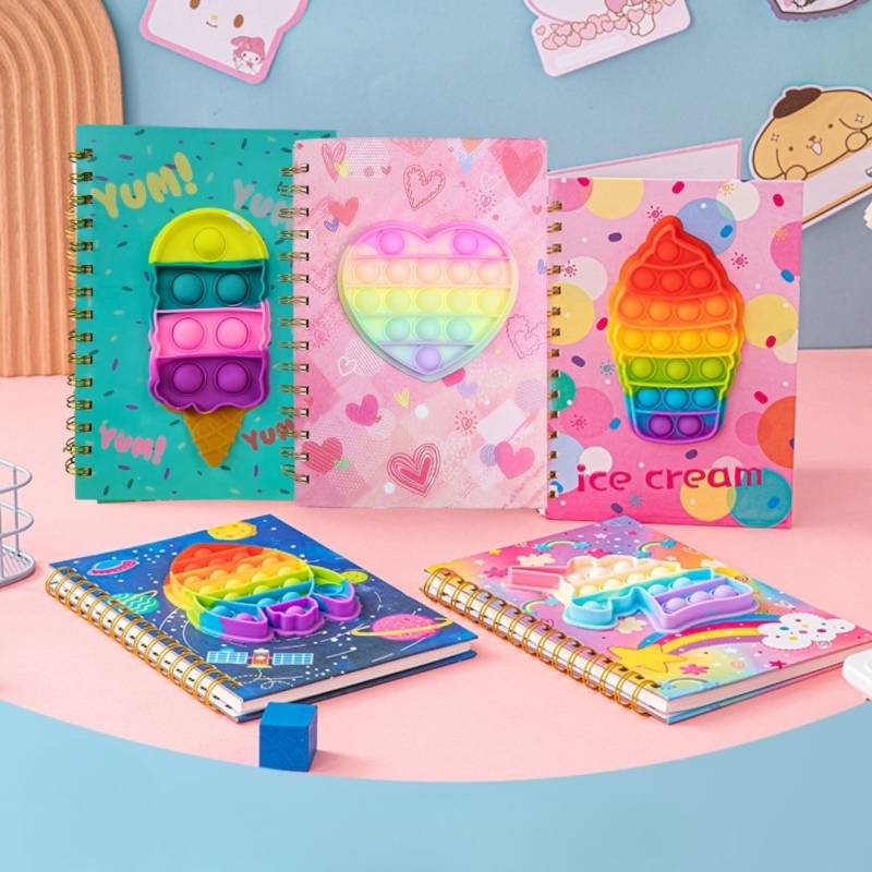CUADERNO C/ESP POP IT 21X15CM