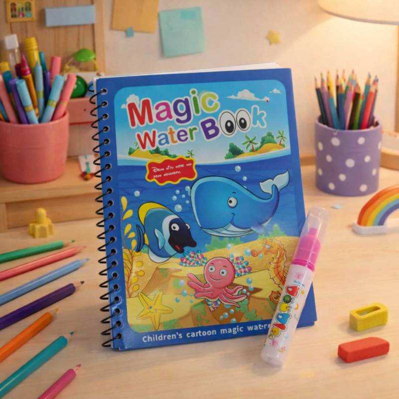 LIBRO MAGICO+MARCADOR P/AGUA