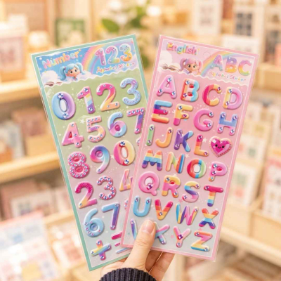 STICKER 3D NUMEROS