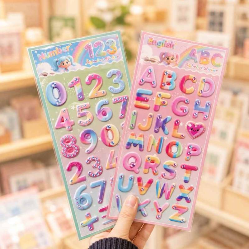 STICKER 3D NUMEROS
