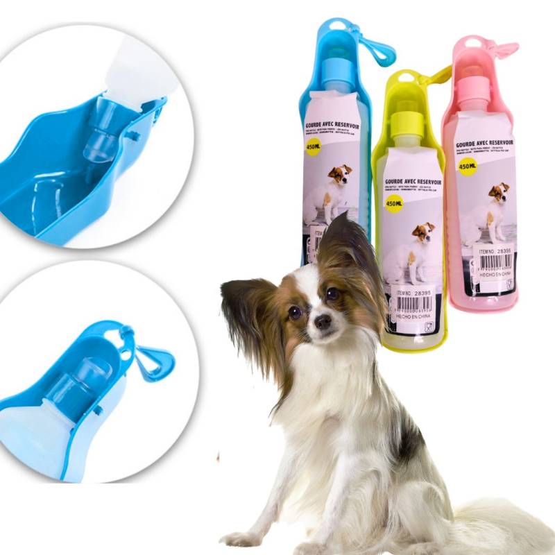BEBEDERO PORTATIL P/  MASCOTAS 500ML