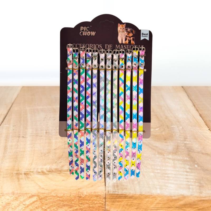 COLLARES P/MASCOTAS   30*1CM MULTICOLOR