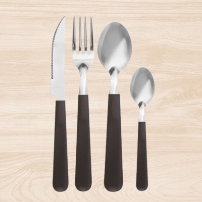 CUCHARA HOME GRIS    OSCURO X12