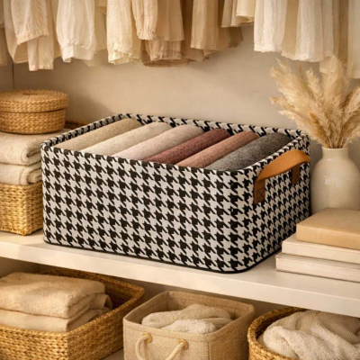 ORGANIZADOR FLEXIBLE MULTIUSO CUADROS 50X30X22CM 