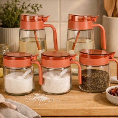 SET X5 DE FRASCOS MULTI x 5 C/ PINCEL 600-300ML 