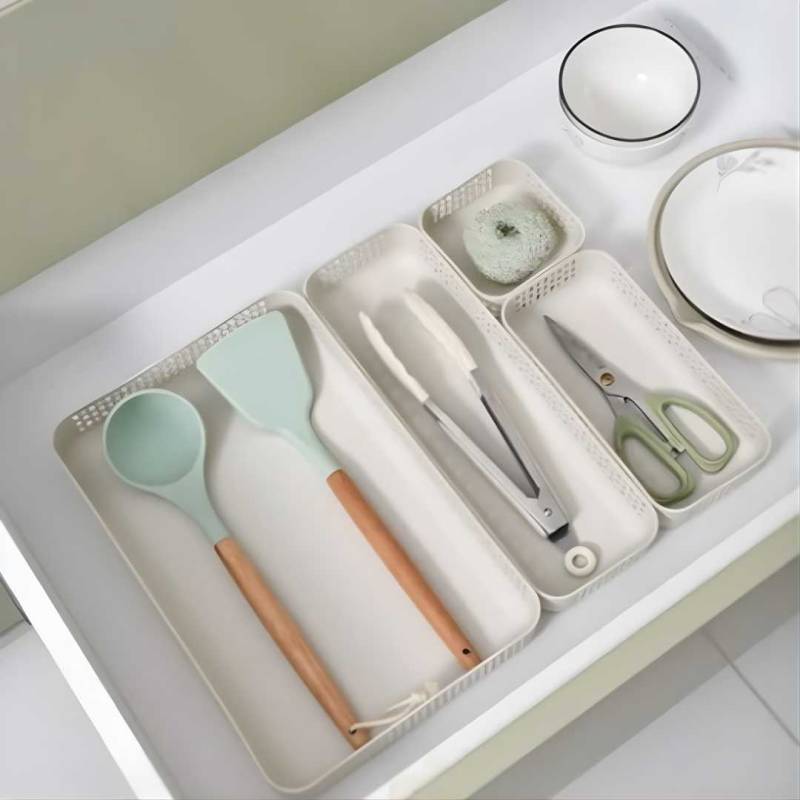 SET ORGANIZADOR MULTIUSO X4 33.5X22X4.5CM