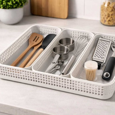 SET ORGANIZADOR MULTIUSO X4 33.5X22X4.5CM