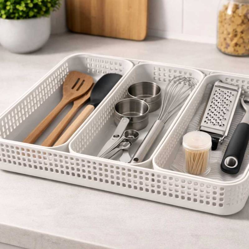 SET ORGANIZADOR MULTIUSO X4 33.5X22X4.5CM