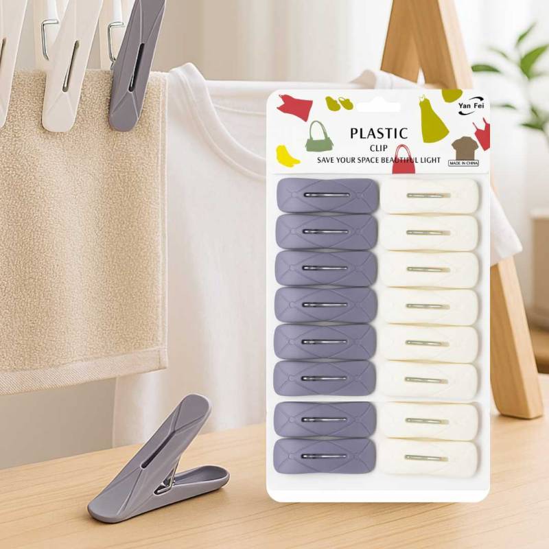 BROCHES PARA LA ROPA X16 CON DISEÑO EN BOLSA