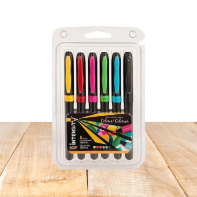 MARCADORES COLORING MARKER FINE ESTUCHE X6