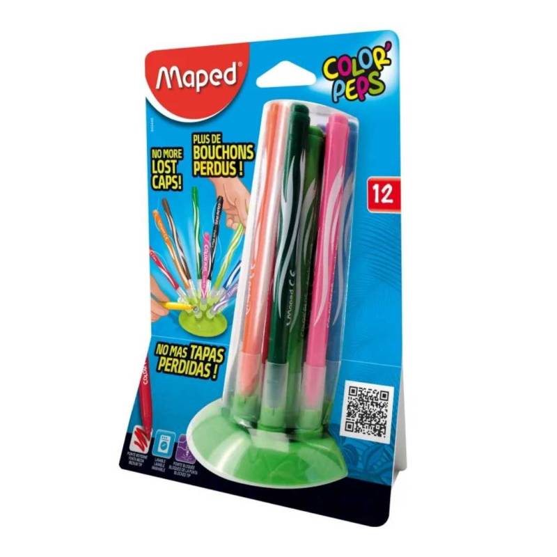 MARCADOR COLOR  PEPS JUNGLE INNOVATION X12