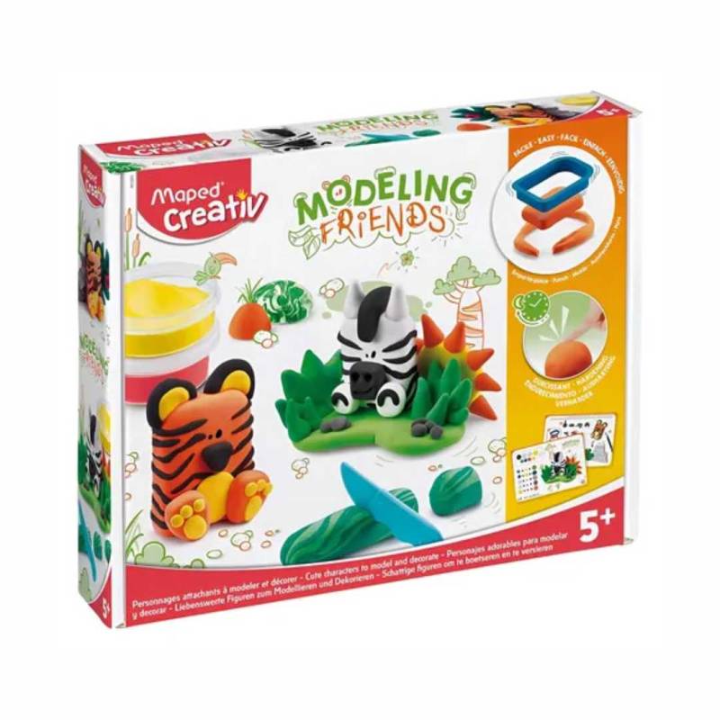SET  DE MASAS CREATIVO WILD MODELING FRIENDS