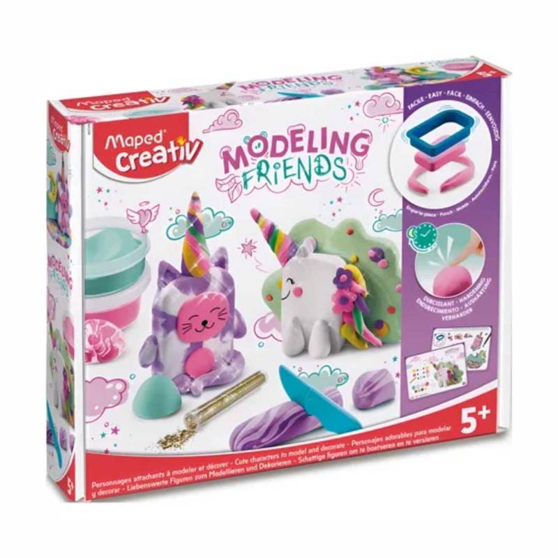 SET  DE MASAS CREATIVO  MAGICAL MODELING FRIENDS