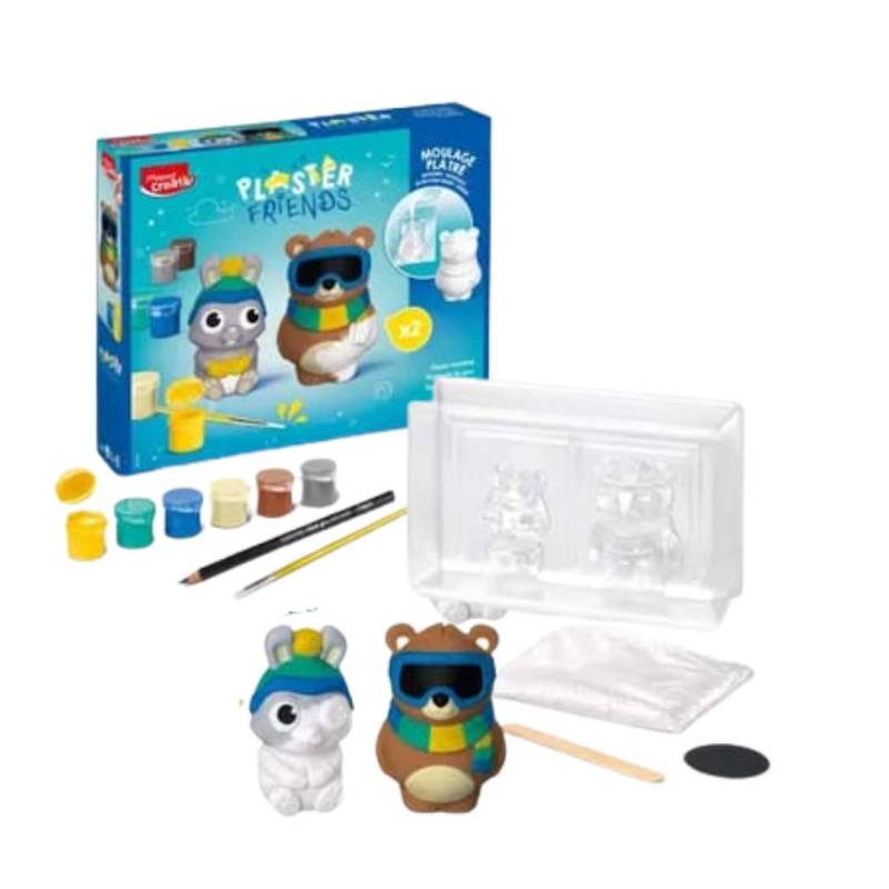 PLASTER FRIENDS WINTER OSO  Y CONEJO