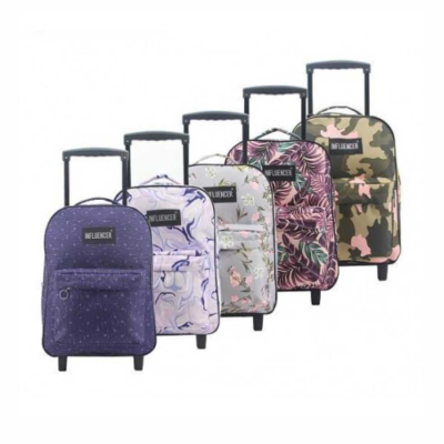 MOCHILA CON CARRO ESTAMPADA INFLUENCER