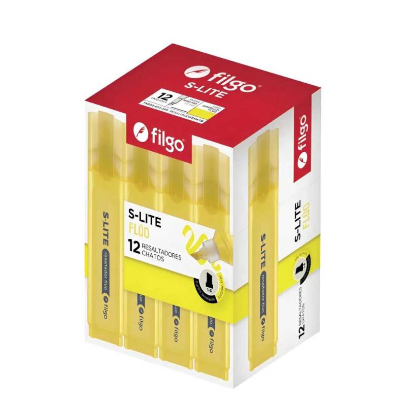 RESALTADOR CHATO S-LITE AMARILLO FLUO