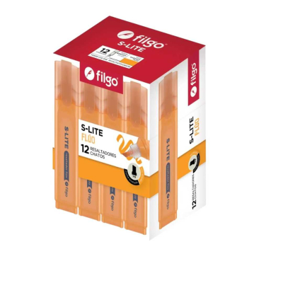 RESALTADOR CHATO S-LITE NARANJA FLUO