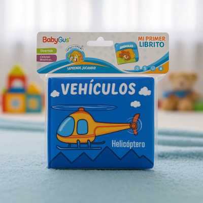 LIBRITO  DIDACTICO DE TELA P/BEBES VEHICULOS