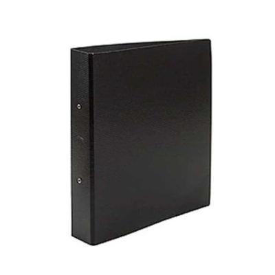 CARPETA FIBRA NEGRA A4 2X40