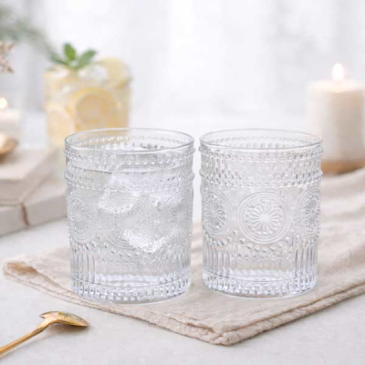 SET X6 VASOS CORTO LABRADOS 