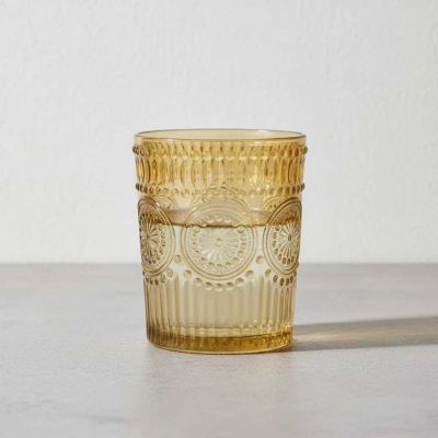 SET X6 VASOS  CORTO LABRADO DORADO