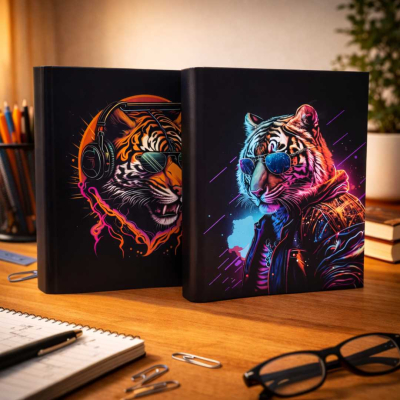 CARPETA ESCOLAR 3X40 TIGRE 2 MODELOS