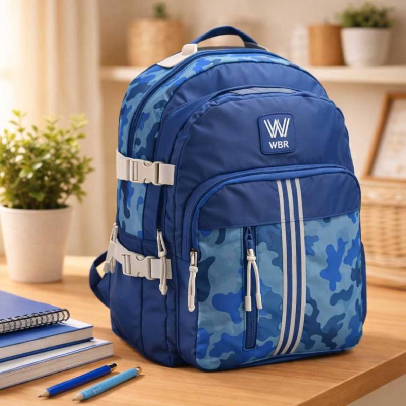 WBR MOCHILA 17 ESPALDA PREMIUM AZUL