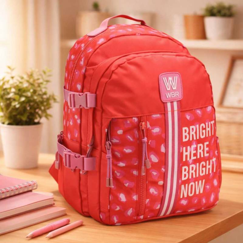 WBR MOCHILA 17 ESPALDA PREMIUM ROJO