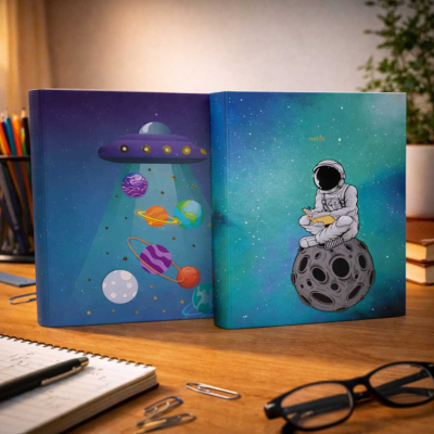 CARPETA ESCOLAR 3X40 ESPACIAL 2 MODELOS