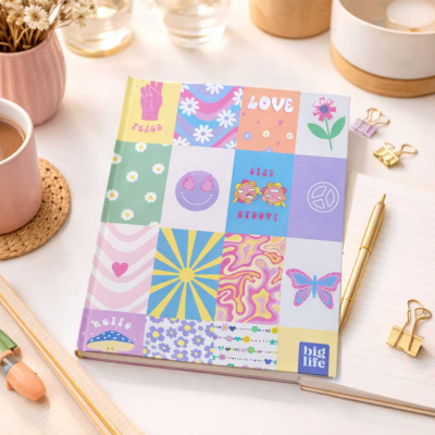 CUADERNO COSIDO 19X23 GROOVY