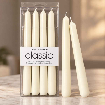 Velas Para Candelabro X 4 Pcs
