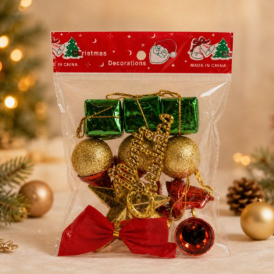 Adornos Navideños Bolsa X 12 Unid