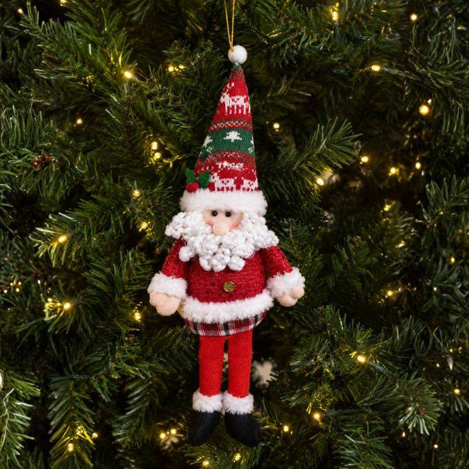 Adorno Navideño  Papa Noel 23X58Cm