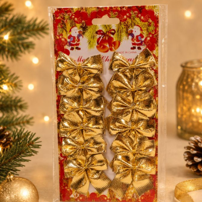 Moños Navidad X12