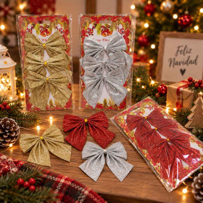 Adorno Navidad Moños