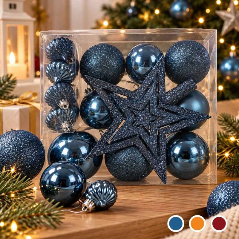 Adorno  Navidad Set  X 18 Pcs
