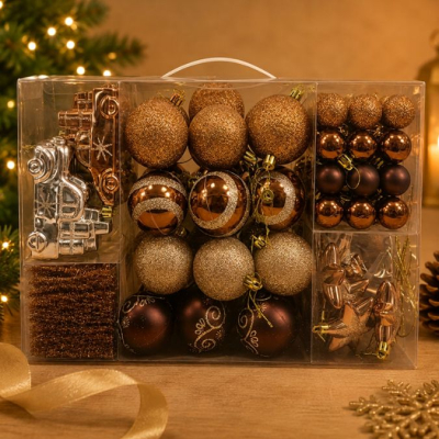 Adorno  Navidad Set  X 72Pcs
