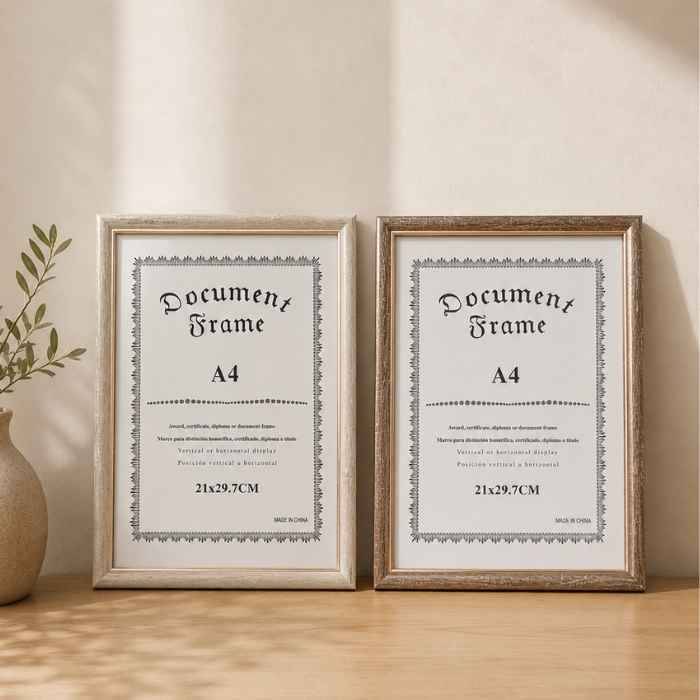 Porta Diploma A4 Simil Madera