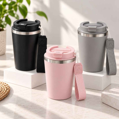 Vaso Termico 400Ml Con Correa