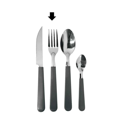 TENEDOR X12 CAROL GRIS BOLSA