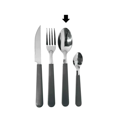 CUCHARA X12 CAROL GRIS BOLSA